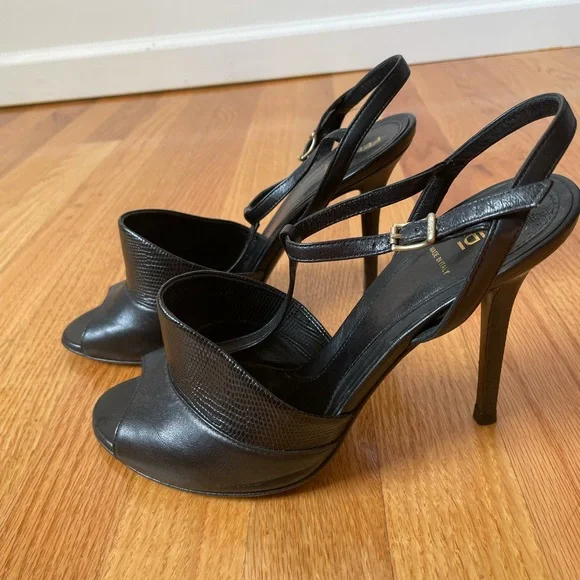 Fendi Shoes Fendi Tstrap Heels Vintage Worn Womens Size